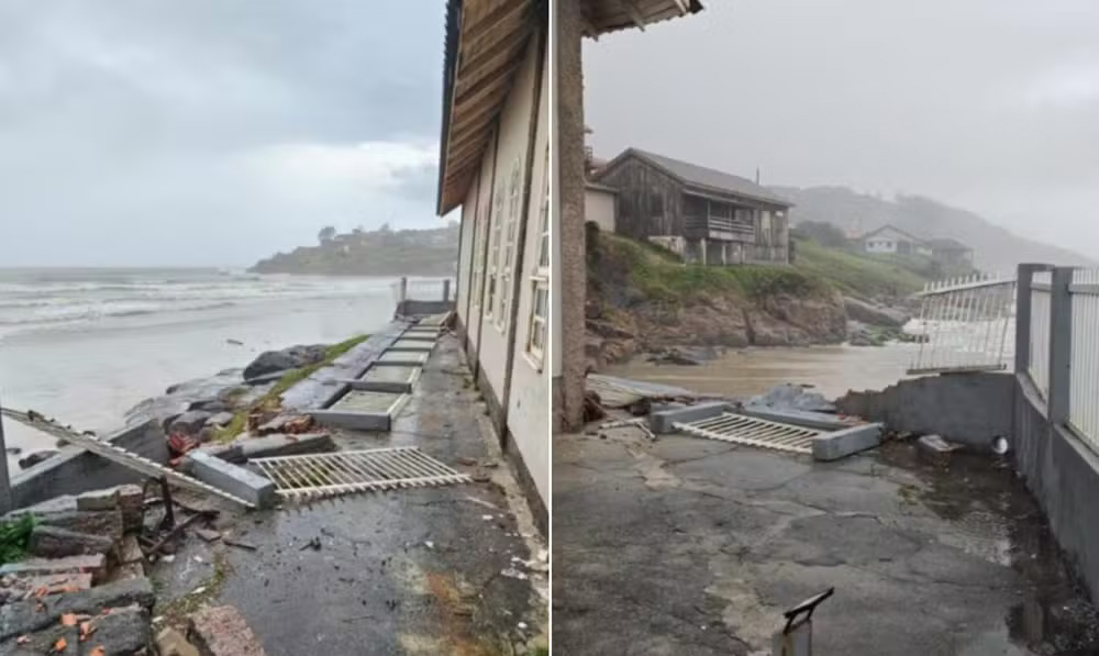 Rara meteotsunamo trafis marbordon de Sankta Katarino
